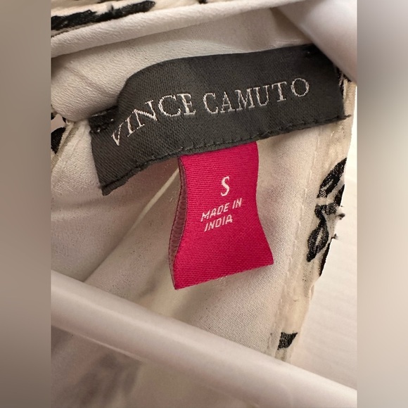 VINCE CAMUTO Bow Back Tiered Floral Colorblock Maxi Dress NWOT - Picture 6 of 8